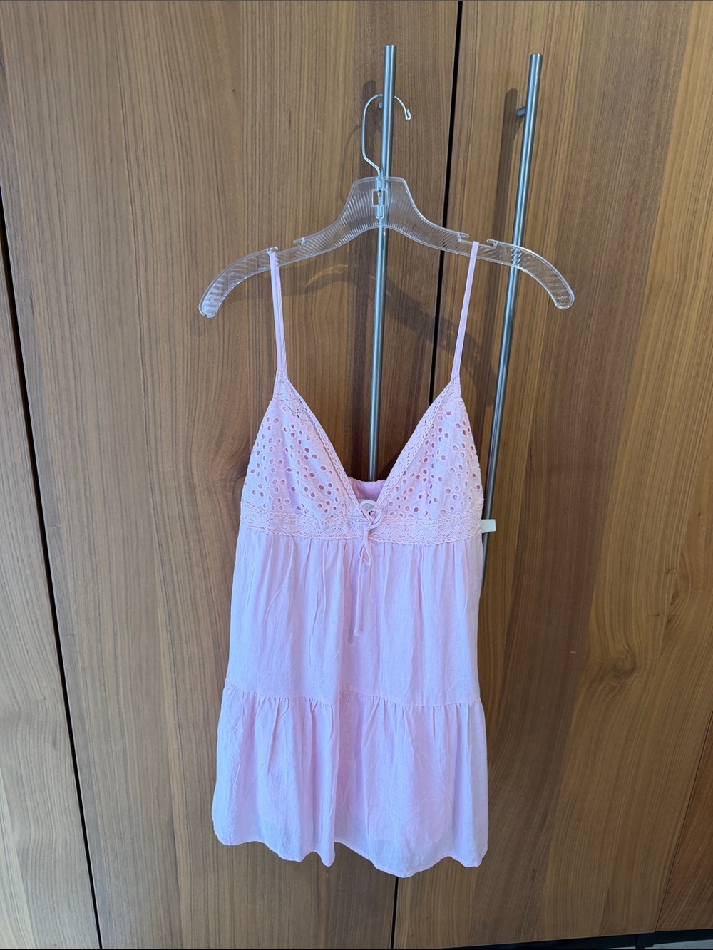 Princess Polly Pale Pink Tiered Spaghetti Strap Dress - Picture 13 of 16